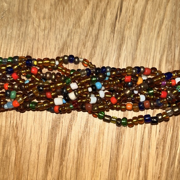 10 Strand Multicolored Necklace - Picture 3 of 5